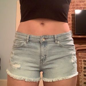 Denim shorts